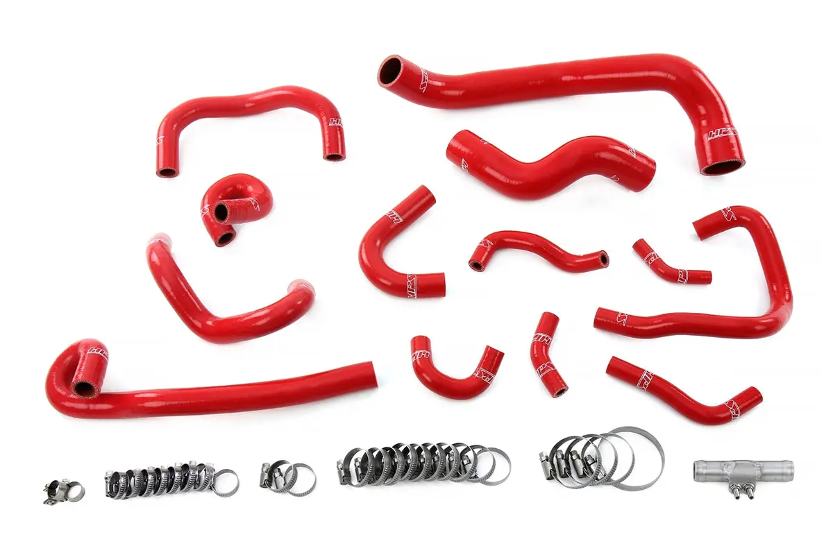 Hps Performance High Temp Reinforced Silicone Radiator, Heater And Ancillary Coolant Hose Kit, Red, 57-2135-Red 1