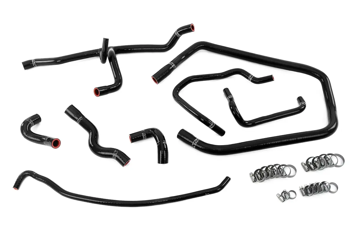 Hps Performance High Temp Reinforced Silicone Heater, Throttle Body And Expansion Tank Coolant Hose Kit, Black, 57-2137-Blk 1