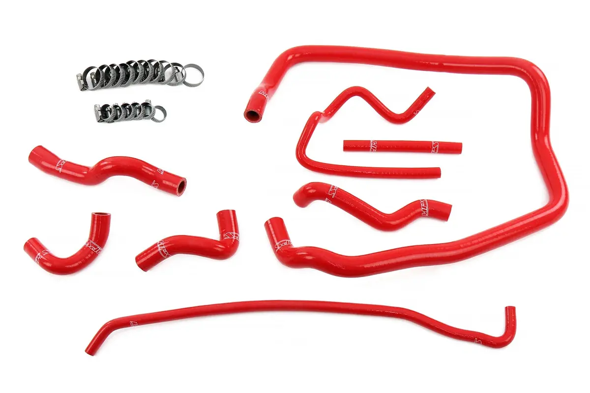 Hps Performance High Temp Reinforced Silicone Heater, Throttle Body And Expansion Tank Coolant Hose Kit, Red, 57-2138-Red 1