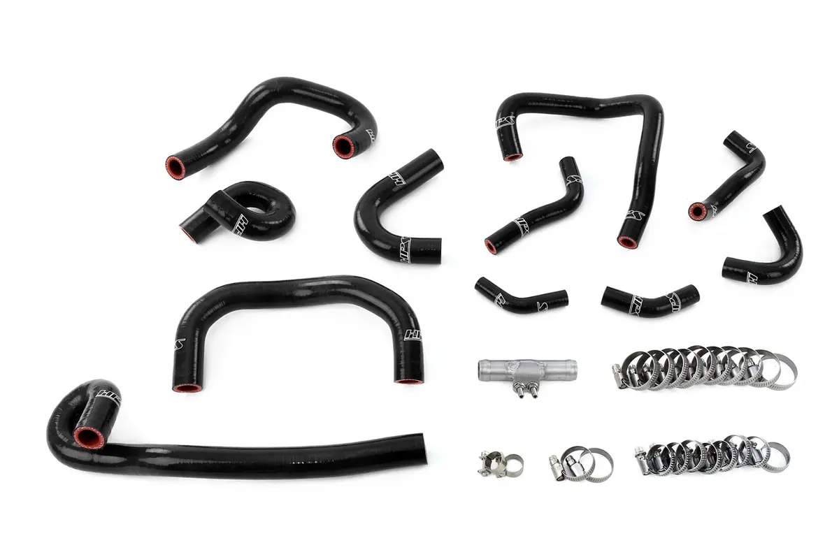 Hps Performance High Temp Reinforced Silicone Heater And Ancillary Coolant Hose Kit, Black, 57-2139-Blk 1
