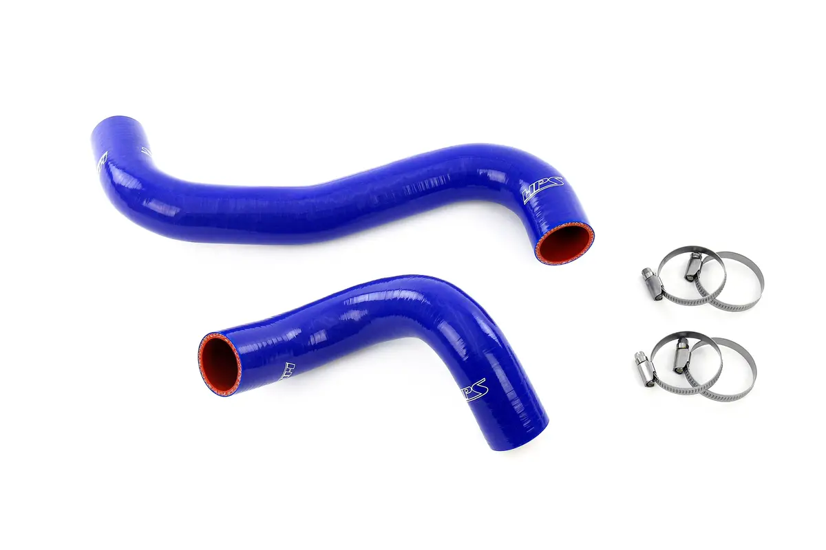 Hps Performance High Temp Reinforced Silicone Radiator Coolant Hose Kit, Blue, 57-2140R-Blue 1