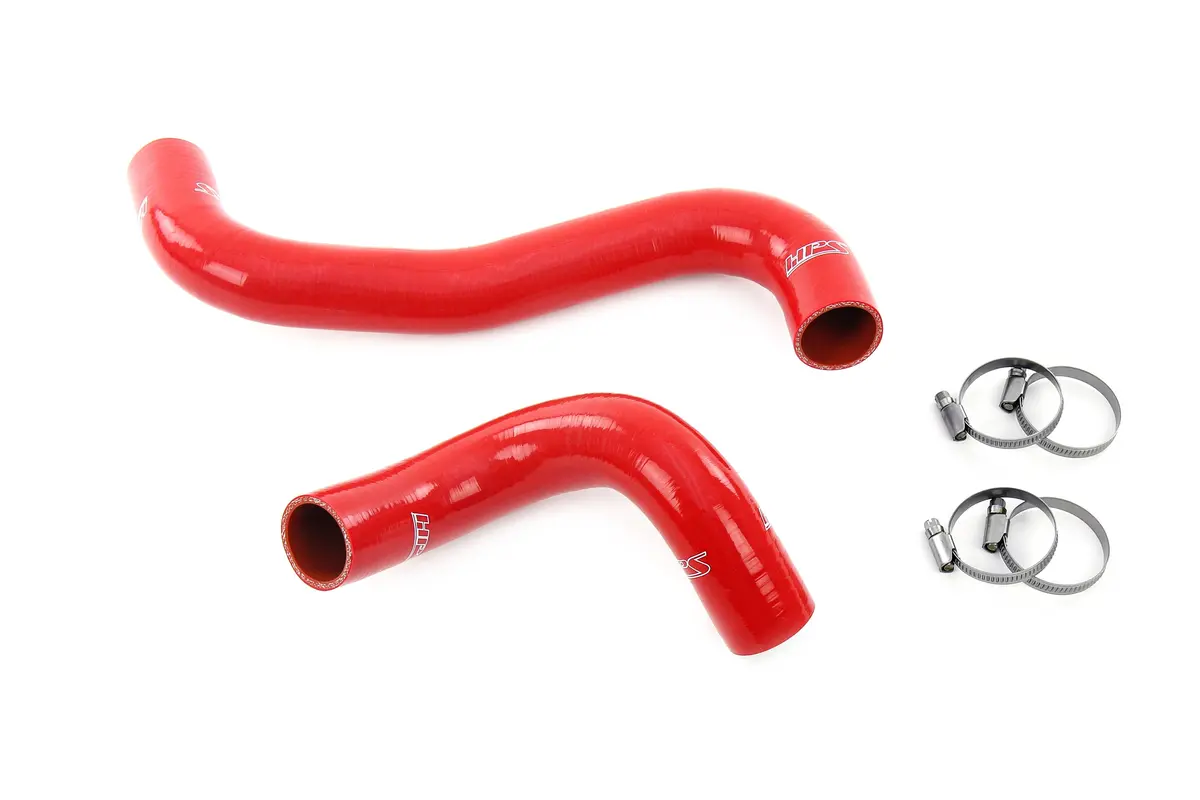 Hps Performance High Temp Reinforced Silicone Radiator Coolant Hose Kit, Red, 57-2140R-Red 1