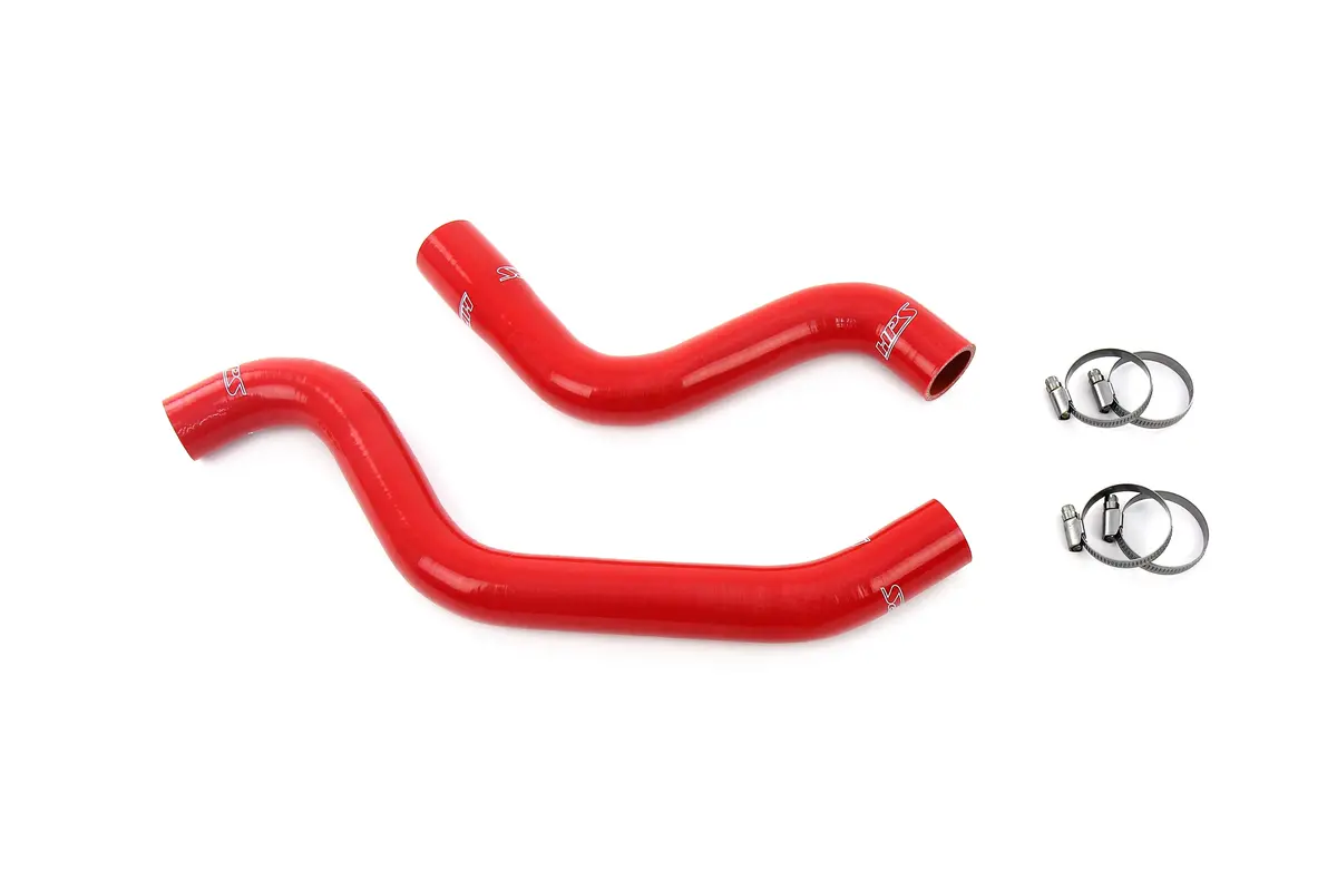 Hps Performance High Temp Reinforced Silicone Radiator Coolant Hose Kit, Red, 57-2141R-Red 1