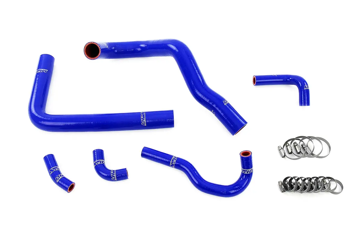 Hps Performance High Temp Reinforced Silicone Air Intake Hose Kit, Blue, 57-2148-Blue 1