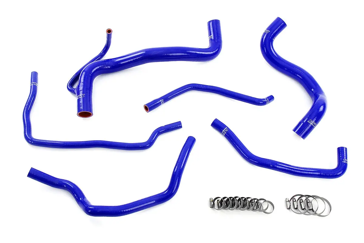 Hps Performance High Temp Reinforced Silicone Radiator, Heater, And Expansion Tank Coolant Hose Kit, Blue, 57-2149-Blue 1