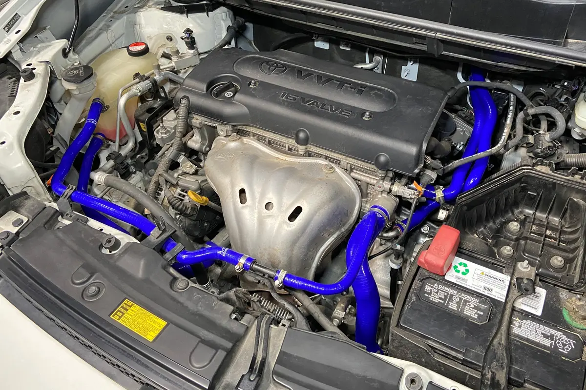 Hps Performance High Temp Reinforced Silicone Radiator, Heater, And Expansion Tank Coolant Hose Kit, Blue, 57-2149-Blue 2