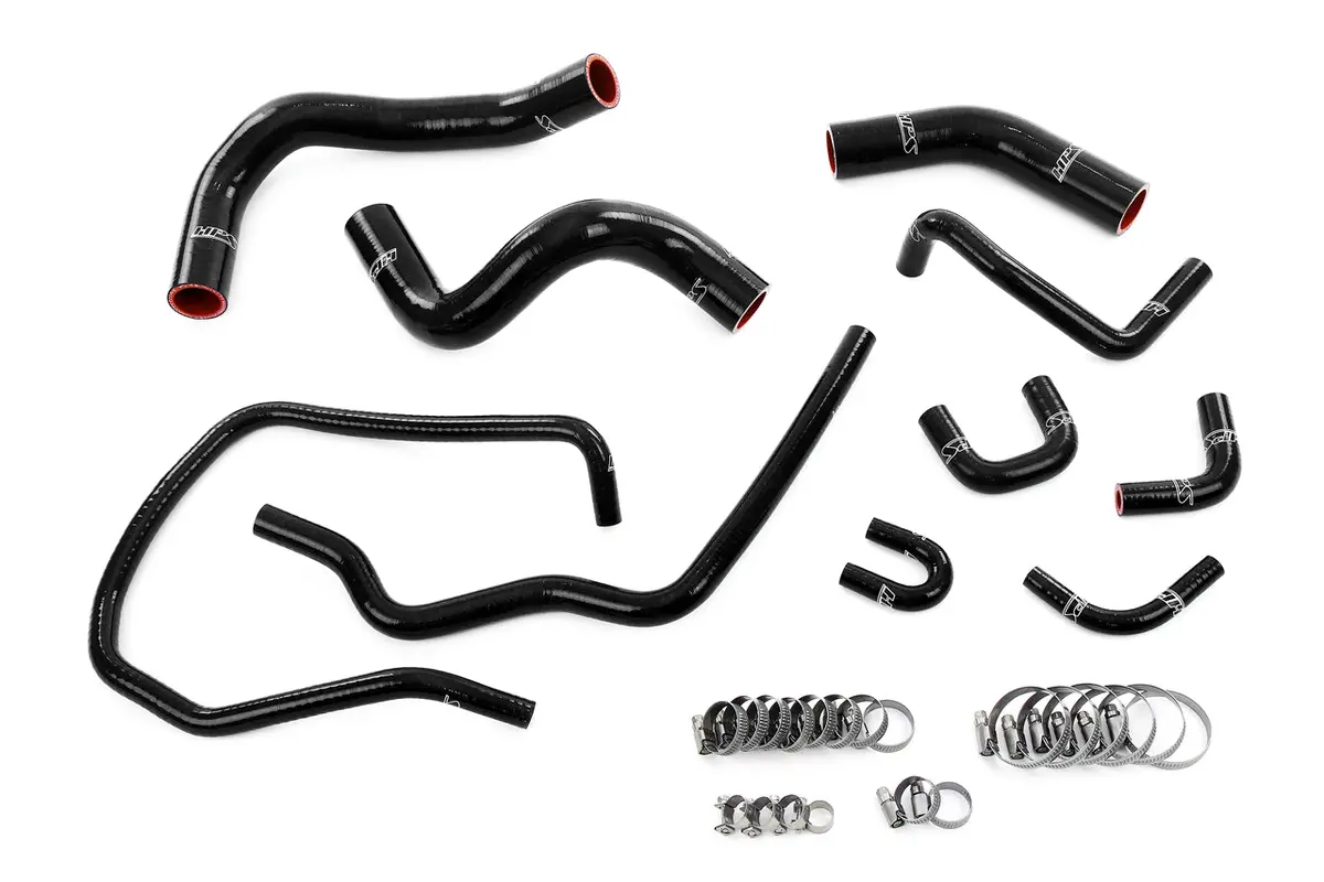 Hps Performance High Temp Reinforced Silicone Radiator Coolant Hose Kit, Black, 57-2167-Blk 1