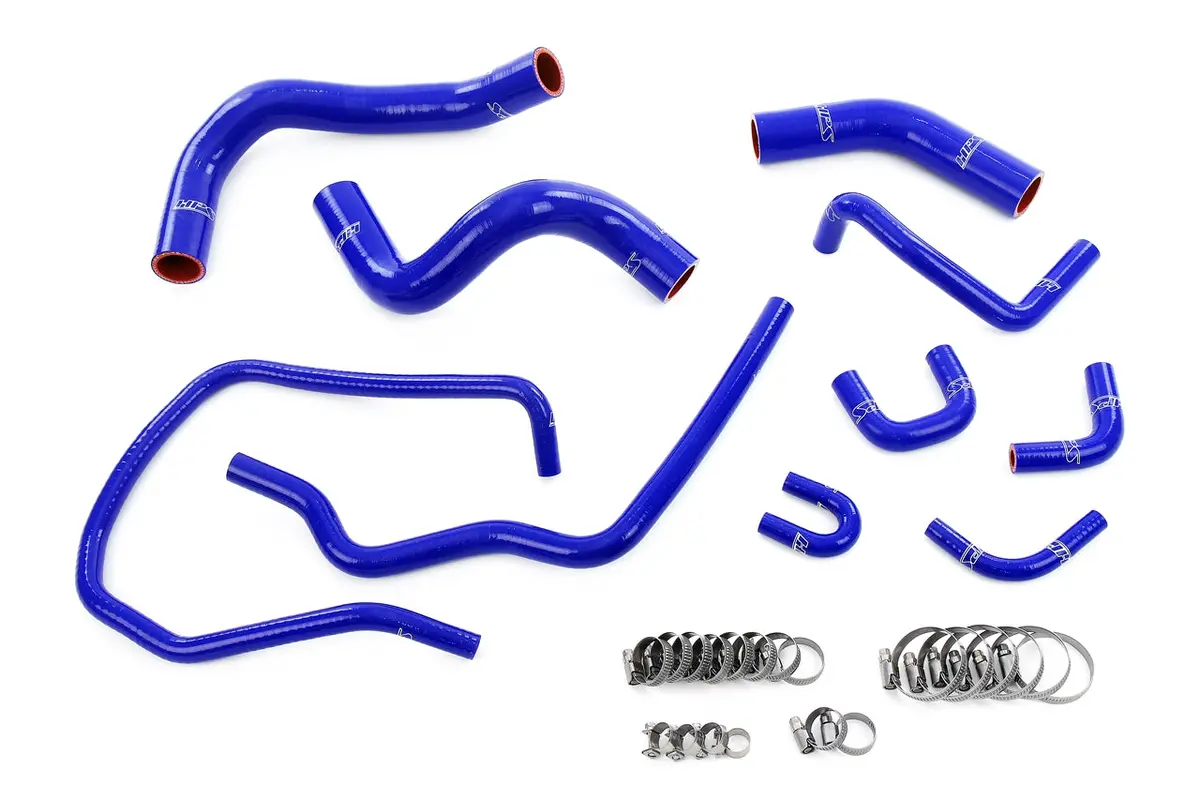 Hps Performance High Temp Reinforced Silicone Radiator Coolant Hose Kit, Blue, 57-2167-Blue 1