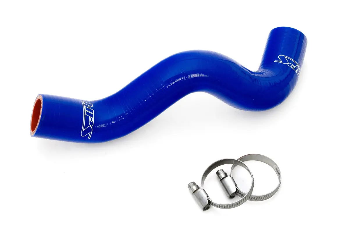 Hps Performance High Temp Reinforced Upper Silicone Radiator Hose, Blue, 57-2177-Blue 1