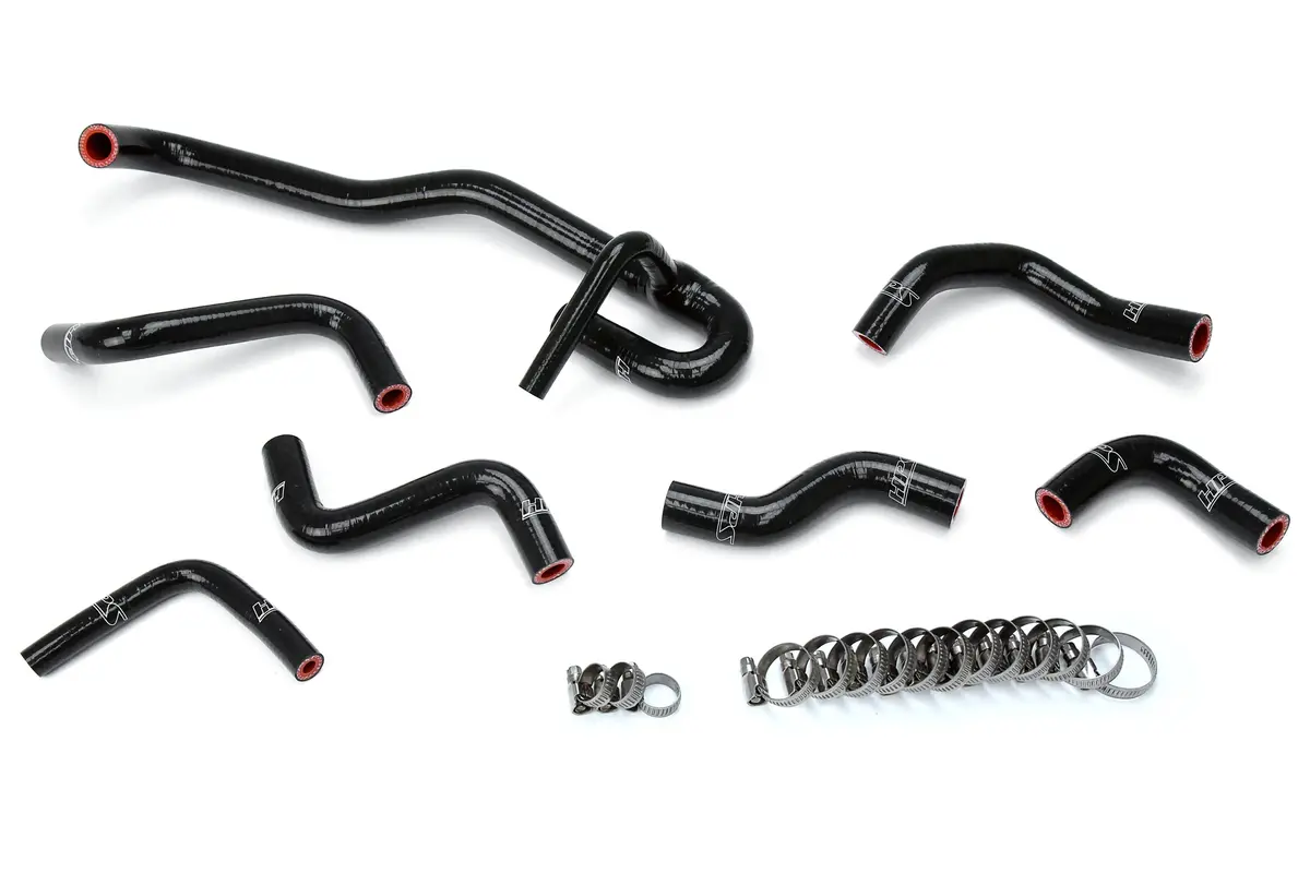 Hps Performance High Temp Reinforced Silicone Heater Coolant Hose Kit, Black, 57-2190-Blk 1