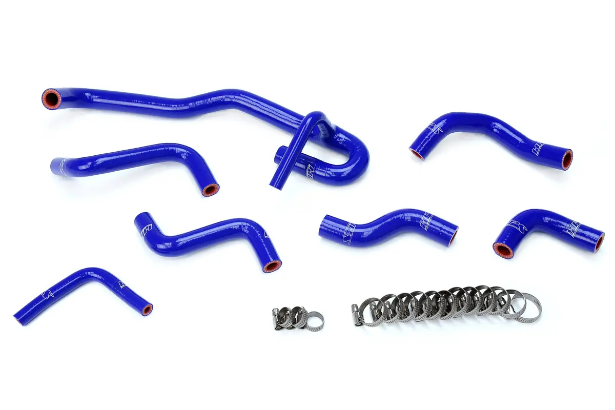 Hps Performance High Temp Reinforced Silicone Heater Coolant Hose Kit, Blue, 57-2190-Blue 1