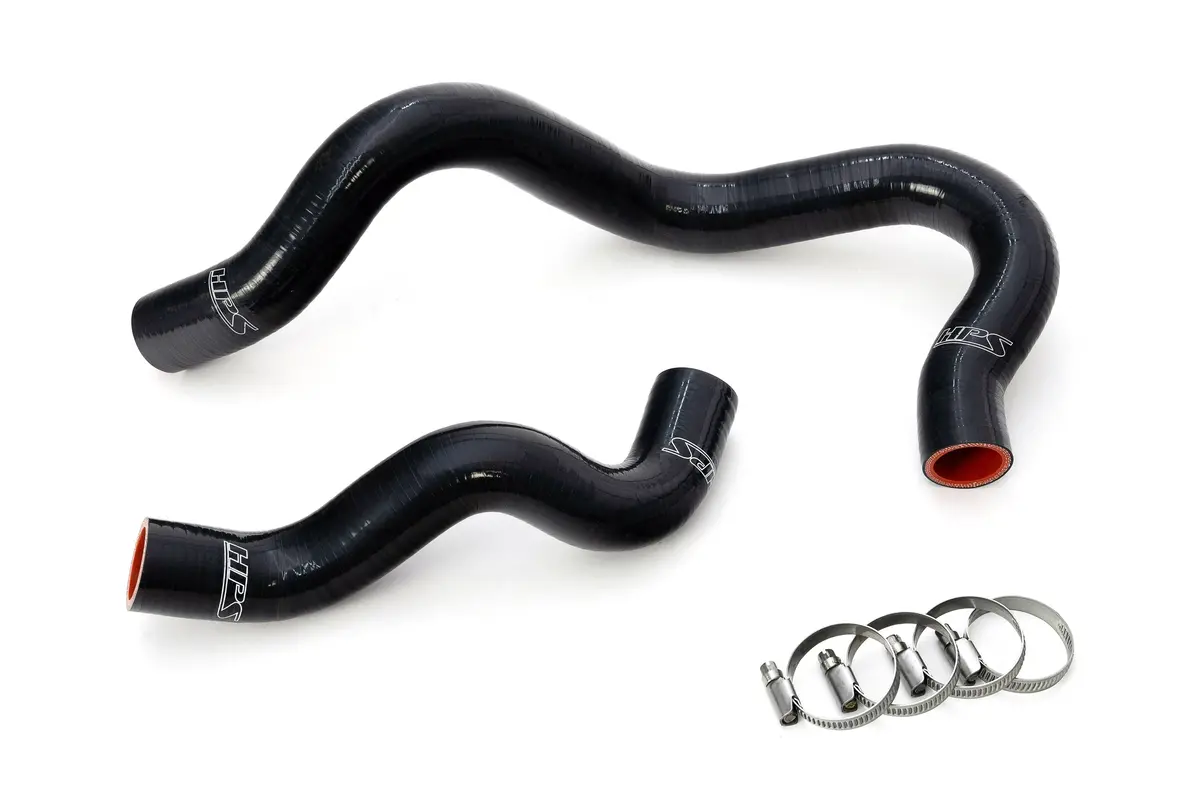 Hps Performance High Temp Reinforced Silicone Radiator Coolant Hose Kit, Black, 57-2192-Blk 1