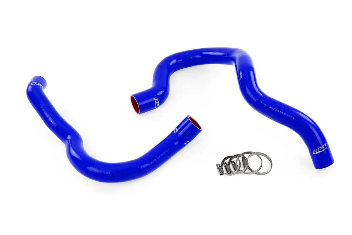 Hps Performance High Temp Reinforced Silicone Radiator Coolant Hose Kit, Blue, 57-2197-Blue 1