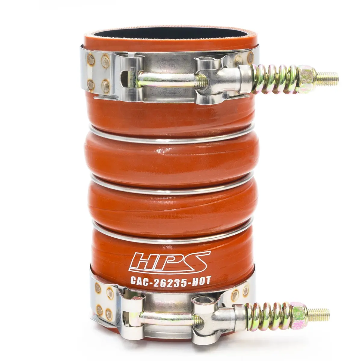 Hps Performance Ultra High Temp Aramid Reinforced Silicone Intercooler Hose Boots Kit, Orange, 57-2208 1