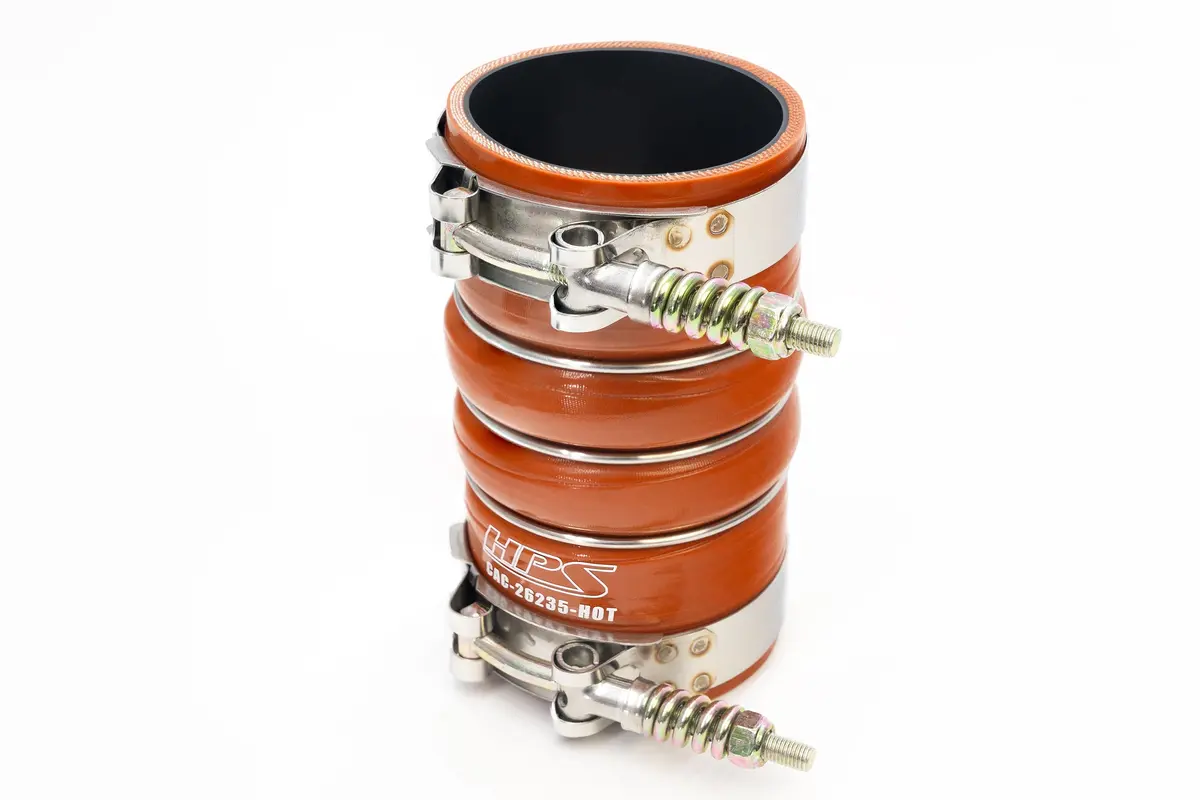 Hps Performance Ultra High Temp Aramid Reinforced Silicone Intercooler Hose Boots Kit, Orange, 57-2208 2