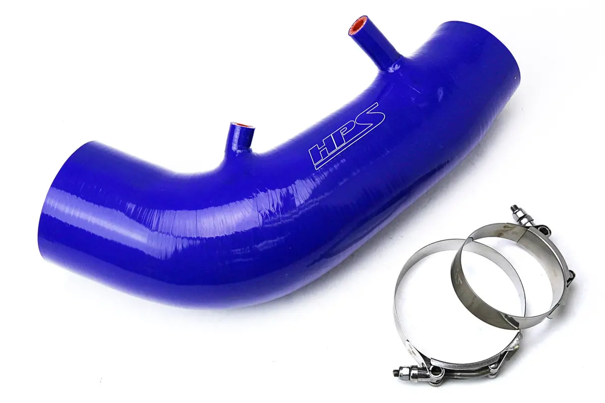 Hps Performance High Temp Reinforced Silicone Air Intake Hose Kit, Blue, 57-3004-Blue 1