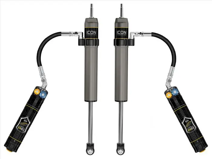 Icon 2022-2024 Toyota Tundra, 3-3.5" Lift, Rear, V.S. 2.5 Aluminum Series Shock Absorbers, Remote Reservoir W/ Cdxs, Pair 1