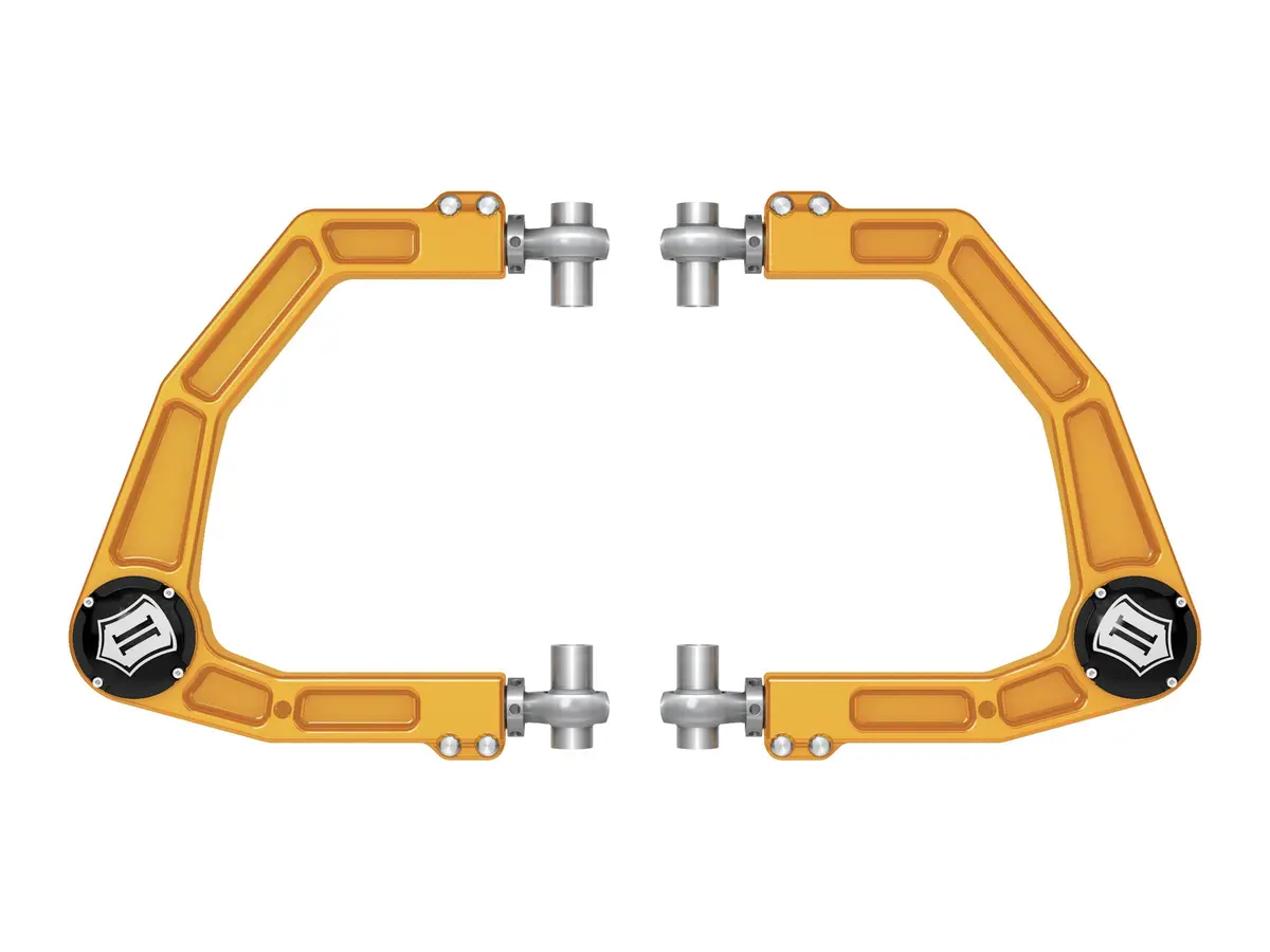Billet Upper Control Arms W/ Delta Joint Pro - Anodized Gold 1