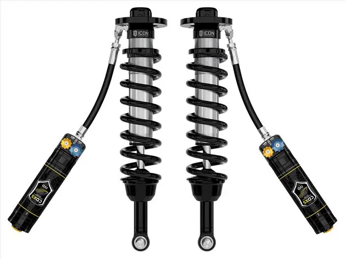 Icon 2022-2025 Toyota Tundra 1.25-3.5" Lift/2023-2025 Sequoia 3-4.5" Lift, Front, V.S. 2.5 Series Coilover Kit, Remote Reservoir W/ Cdxs, Pair 1
