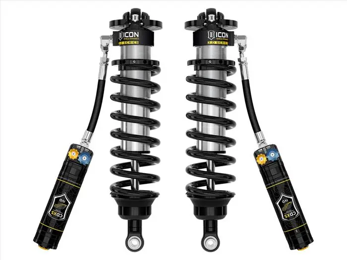 Icon 2022-2025 Toyota Tundra 1.25-3.25" Lift/2023-2025 Sequoia 3-4.25" Lift, V.S. 3.0 Series Front Coilover Kit, Remote Reservoir W/ Cdxs, Pair 1