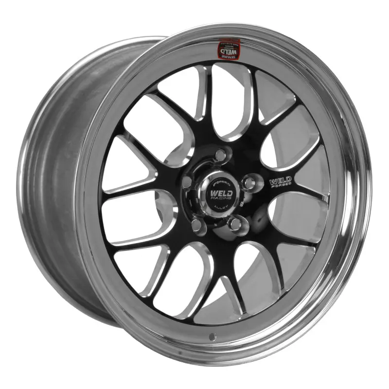Weld S77 High-Pad Black Wheel – 18X8", 5X120 Bolt Pattern, 5.1" Backspace, Non-Beadlock Design 1
