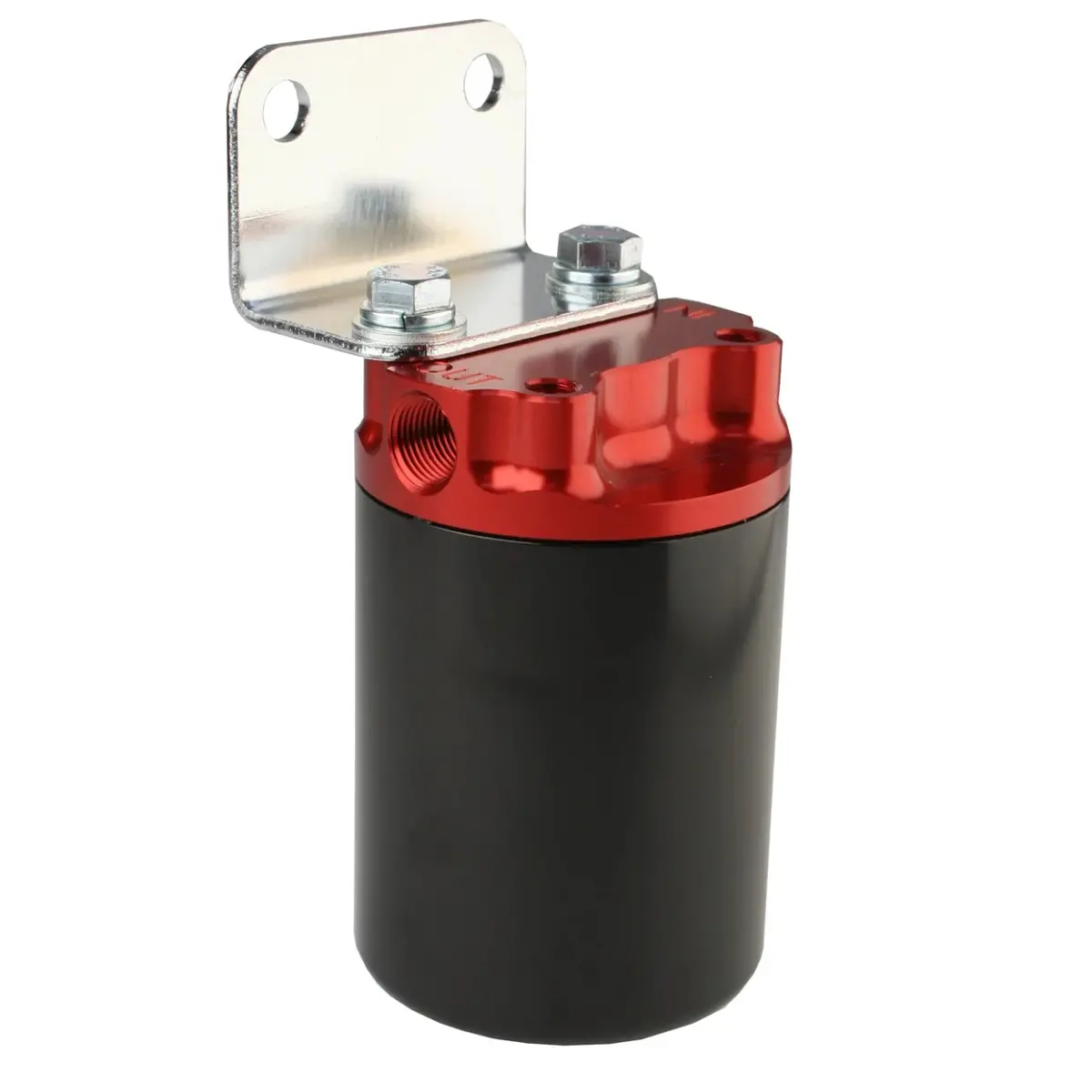 10 Micron Red/Black Canister Fuel Filter With Cellulose Element 1