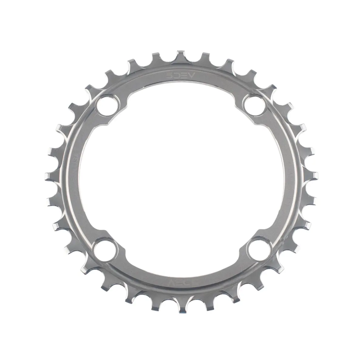 104Bcd Titanium Chainring - 5Dev 1
