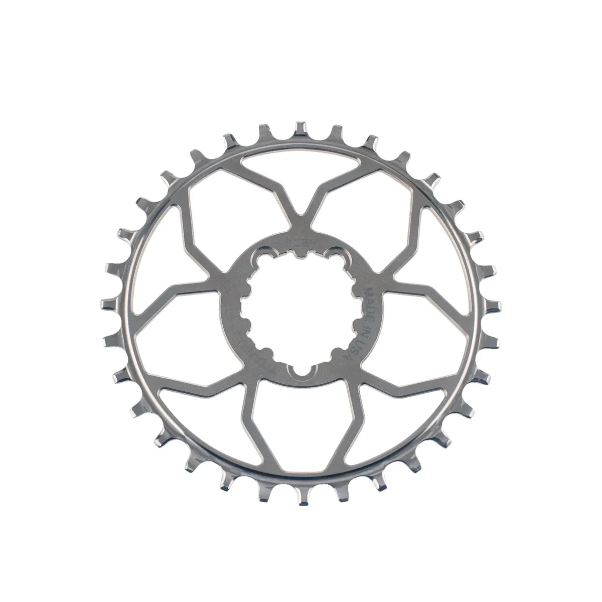 3 Bolt Titanium Chainring T Type 1
