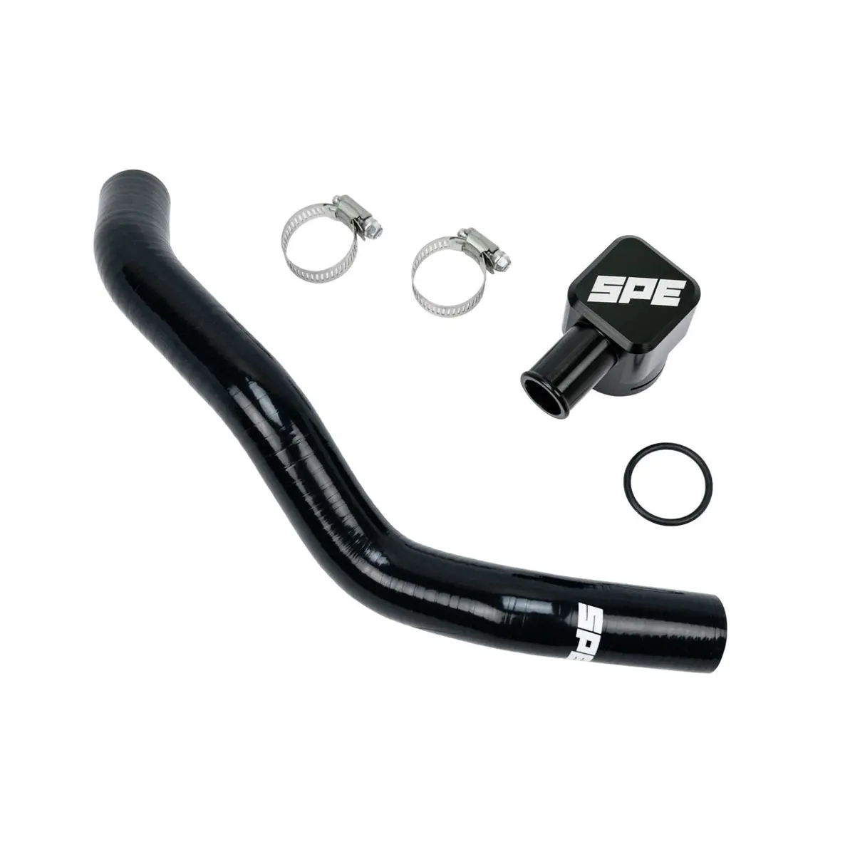 Spe Motorsport 2011-2019 6.7L Powerstroke Degas Bottle Hose & Adapter Kit 1