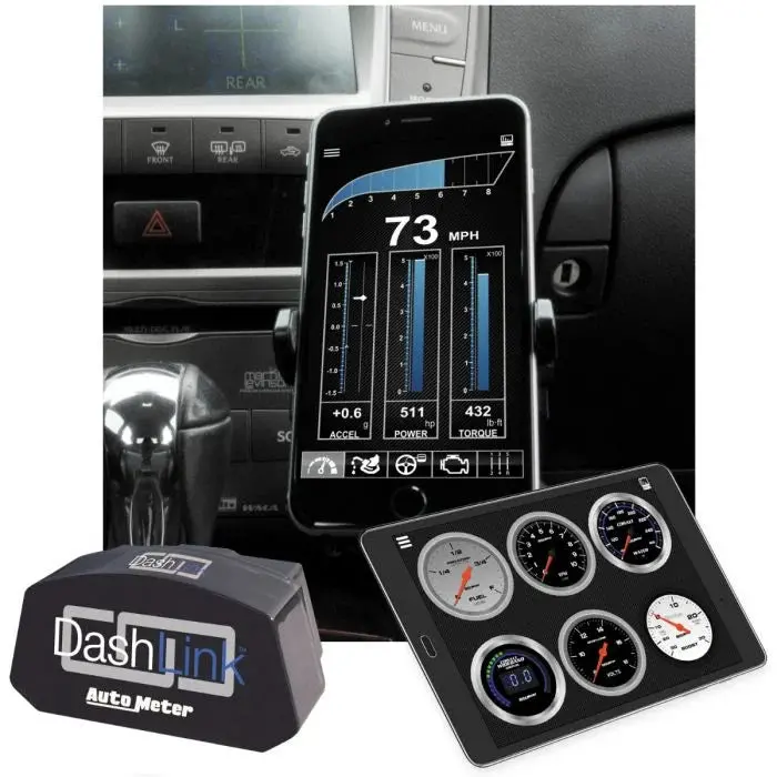 Dashlink Ii, Obdii Digital Gauges Apple Ios/Android 1