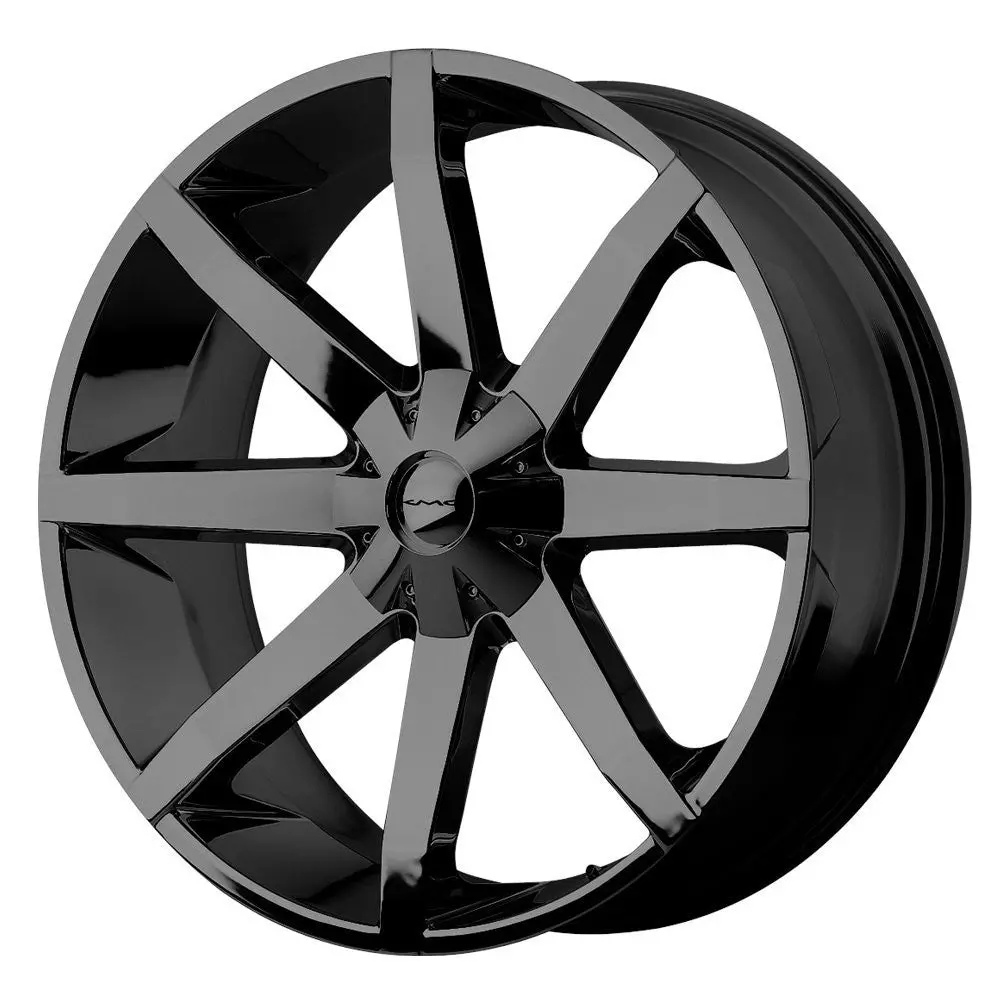 Kmx Wheels Slide Km651 Gloss Black Finish Wheel (20X8.5"/6X135mm) 1
