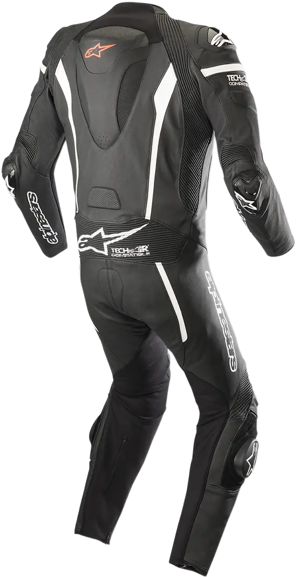 Alpinestars Missile One-Piece Leather Racing Suit – Black/Red Fluorescent/White, Size Us 48 (Eu 58) 1