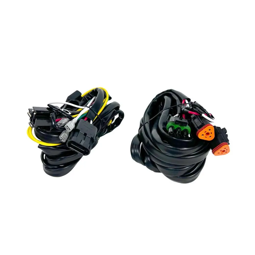 Kc Hilites Backup Wiring Harness - Flex Era - 40 Amp Relay - 3 Position Led Rocker Switch - 3-Pin Deutsch Connectors 1