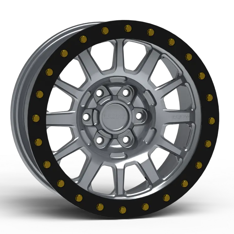 G600 Simulated Beadlock Wheel 18X9.0" 5 & 6 Lug - Techlite Ring 1