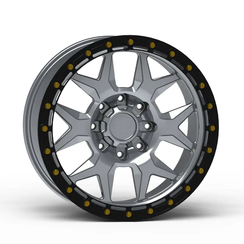 G700 Simulated Beadlock Wheel 20X9.0" 8 Lug - Standard Ring 1