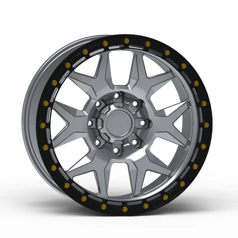 G700 Simulated Beadlock Wheel 20X10.0" 8 Lug - Techlite Ring 1