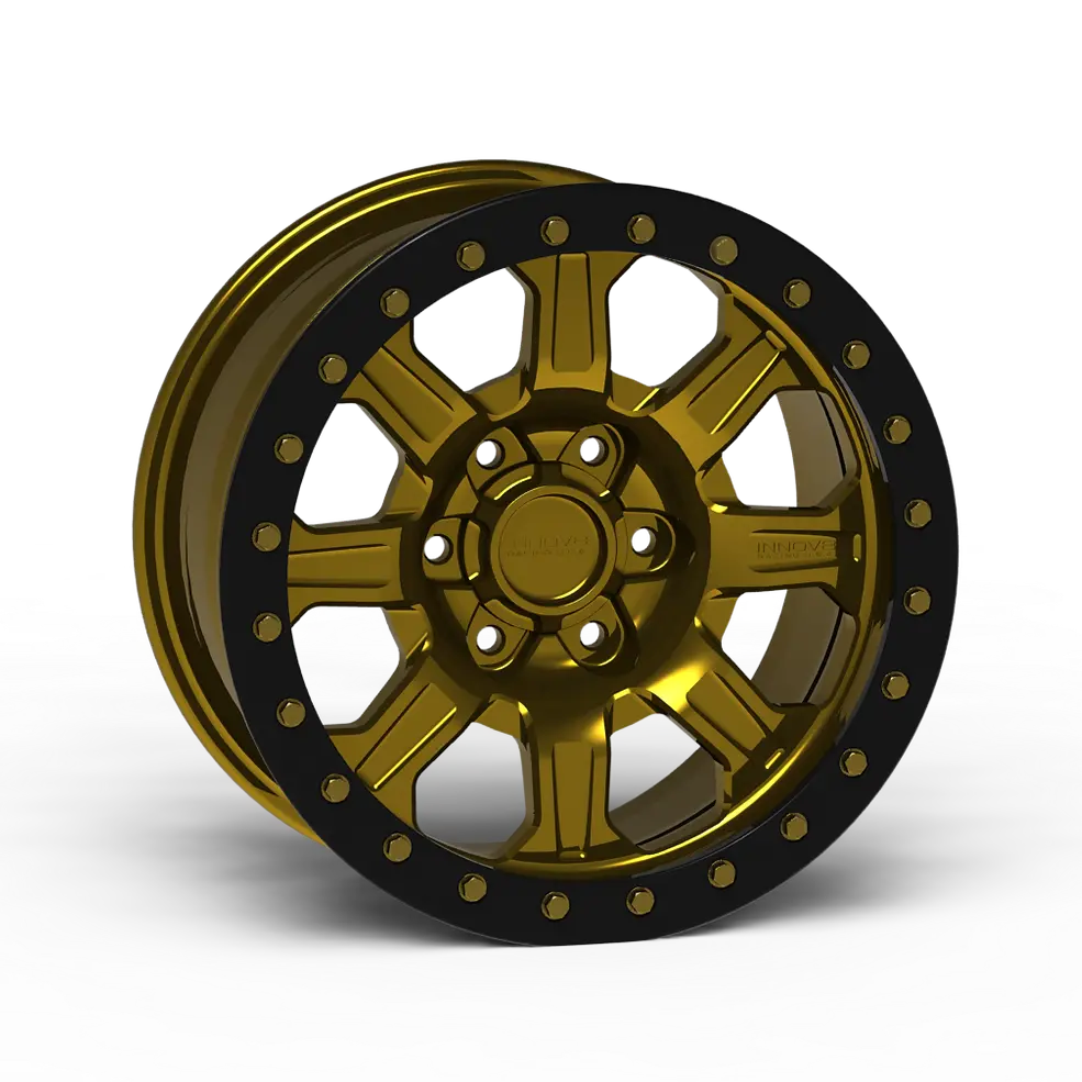 G500 Simulated Beadlock Wheel 17X8.5" 5 & 6 Lug - Techlite Ring 4
