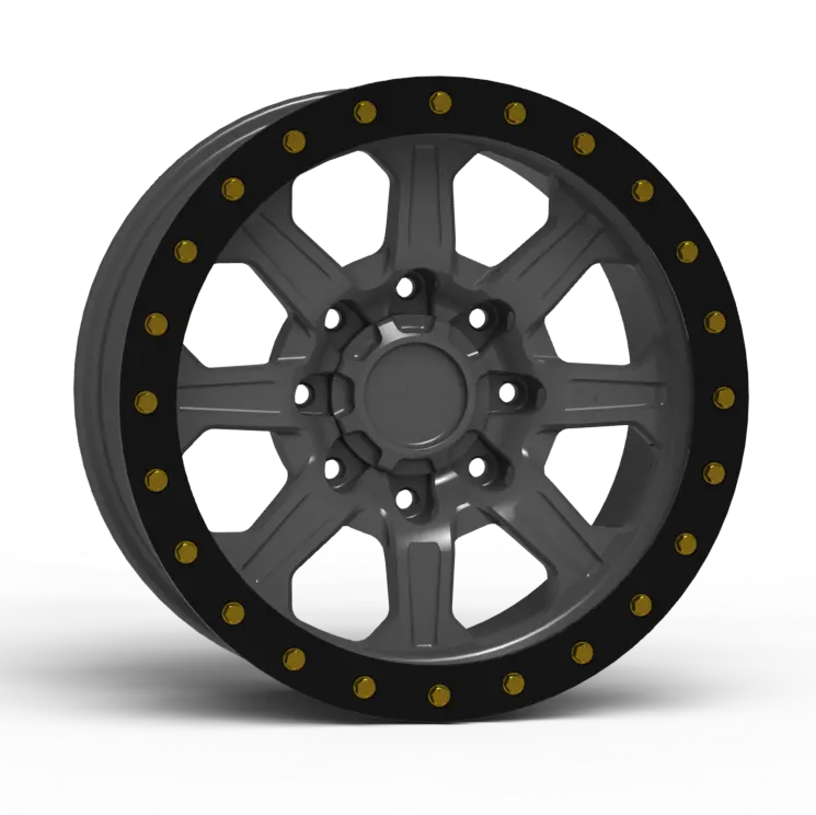 G500 Simulated Beadlock Wheel 18X9.0" 8 Lug - Standard Ring 9