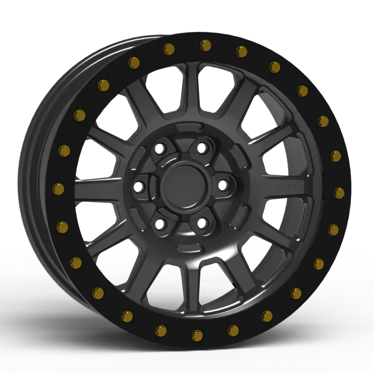 G600 Simulated Beadlock Wheel 17X8.5" 5 & 6 Lug - Techlite Ring 6
