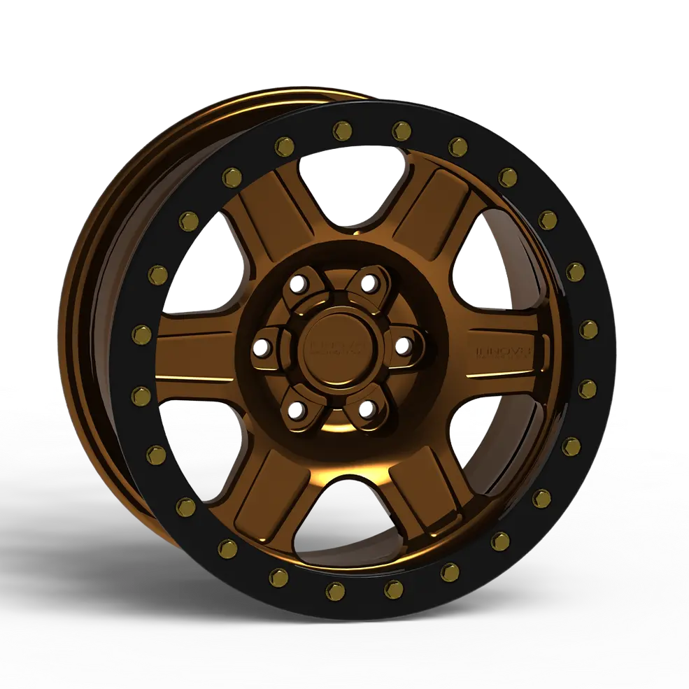 G400 Simulated Beadlock Wheel 17X8.5" 5 & 6 Lug - Techlite Ring 5