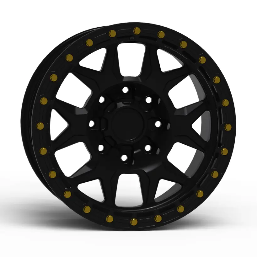 G700 Simulated Beadlock Wheel 17X8.5" 8 Lug - Techlite Ring 7