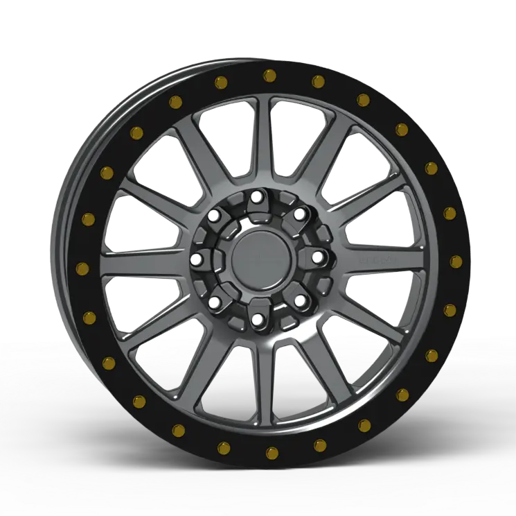 G600 Simulated Beadlock Wheel 20X9.0" 8 Lug - Techlite Ring 1