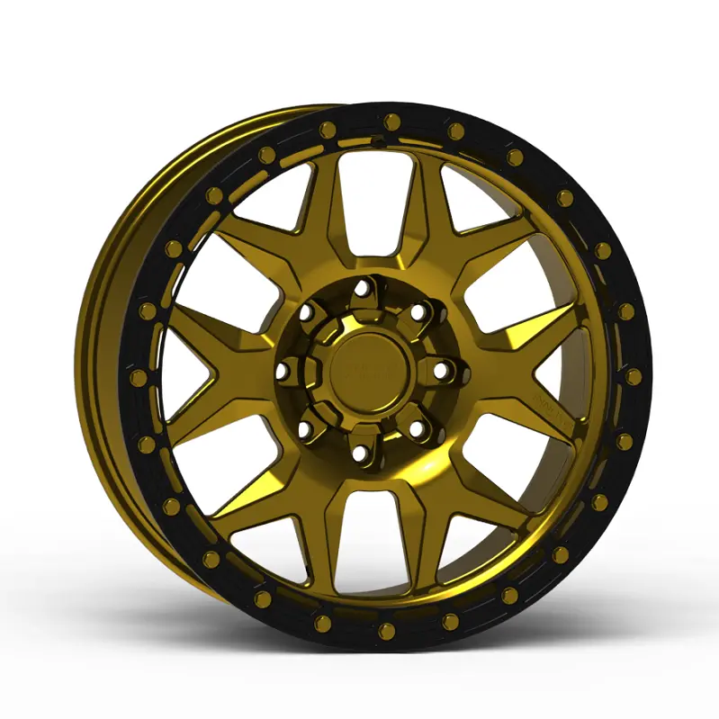 G700 Simulated Beadlock Wheel 20X10.0" 8 Lug - Techlite Ring 3