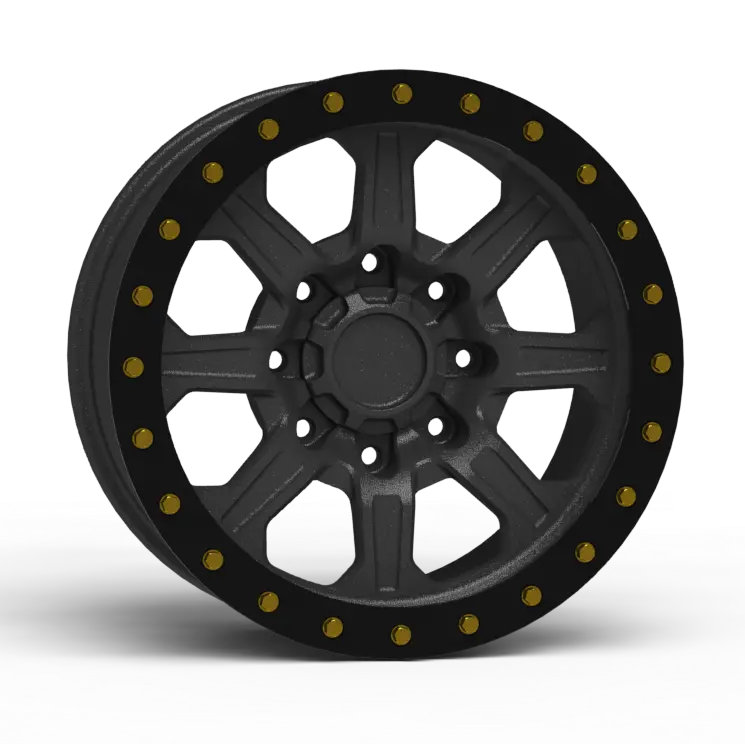 G500 Simulated Beadlock Wheel 18X9.0" 8 Lug - Techlite Ring 5
