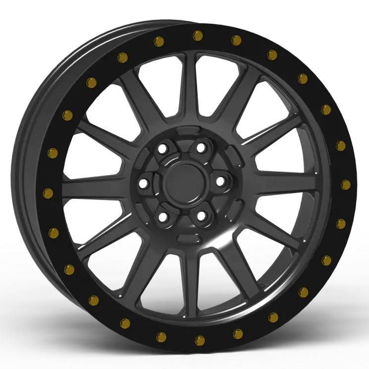G600 Simulated Beadlock Wheel 20X9.0" 5 & 6 Lug - Techlite Ring 6