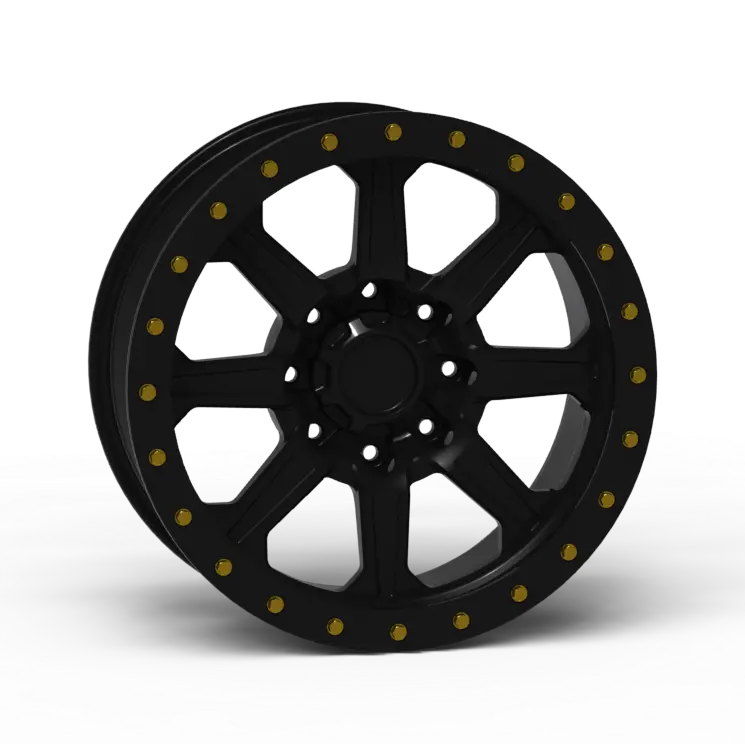 G500 Simulated Beadlock Wheel 20X10.0" 8 Lug - Techlite Ring 4