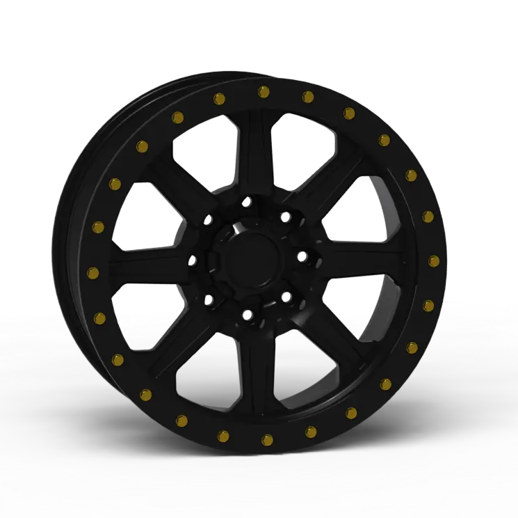 G500 Simulated Beadlock Wheel 17X8.5" 8 Lug - Standard Ring 7