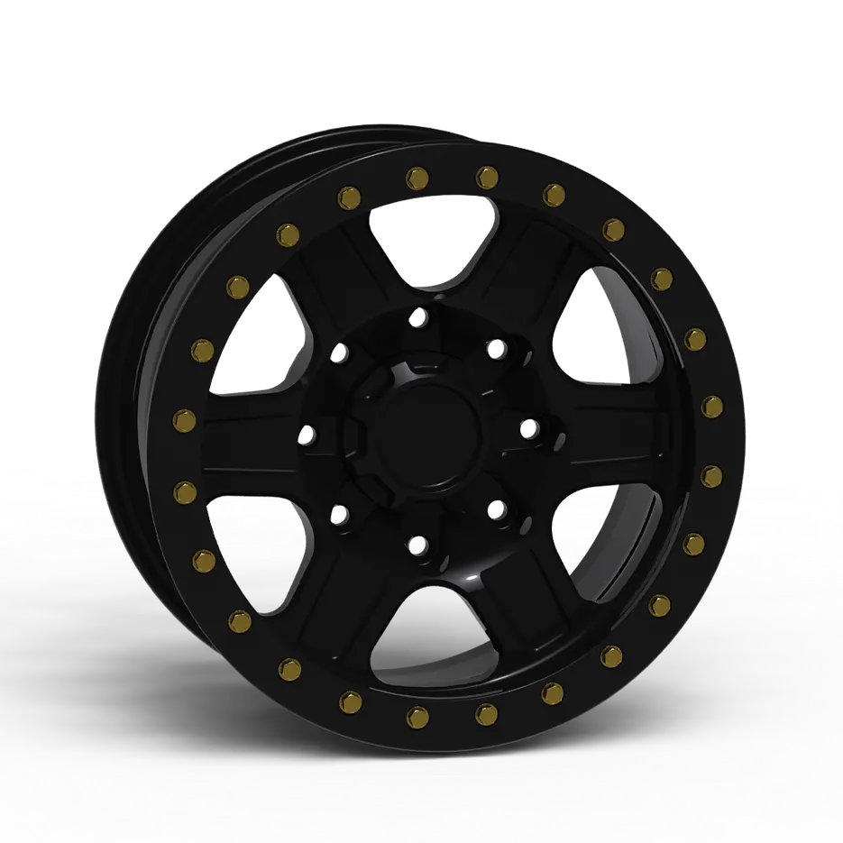 G400 Simulated Beadlock Wheel 17X8.5" 8 Lug - Standard Ring 7