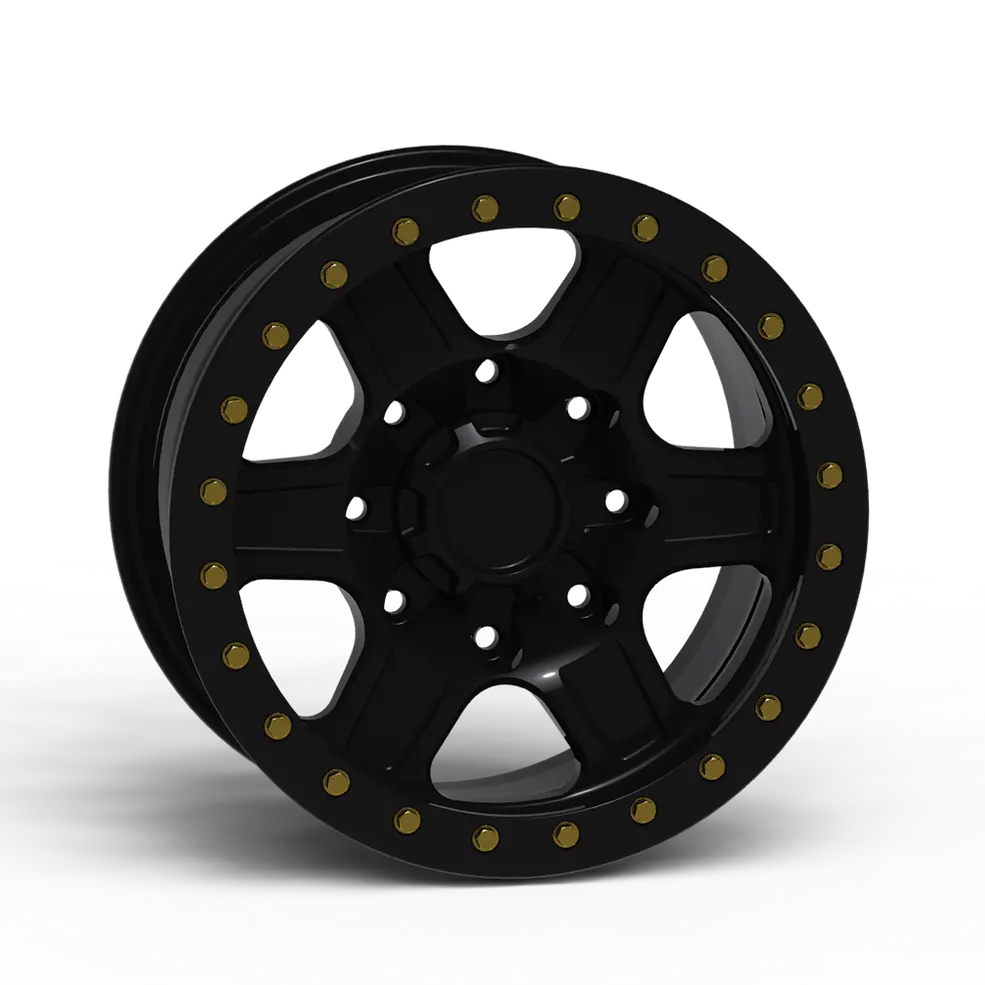 G400 Simulated Beadlock Wheel 18X9.0" 8 Lug - Techlite Ring 6