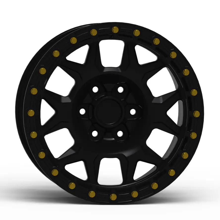 G700 Simulated Beadlock Wheel 18X9.0" 5 & 6 Lug - Techlite Ring 5